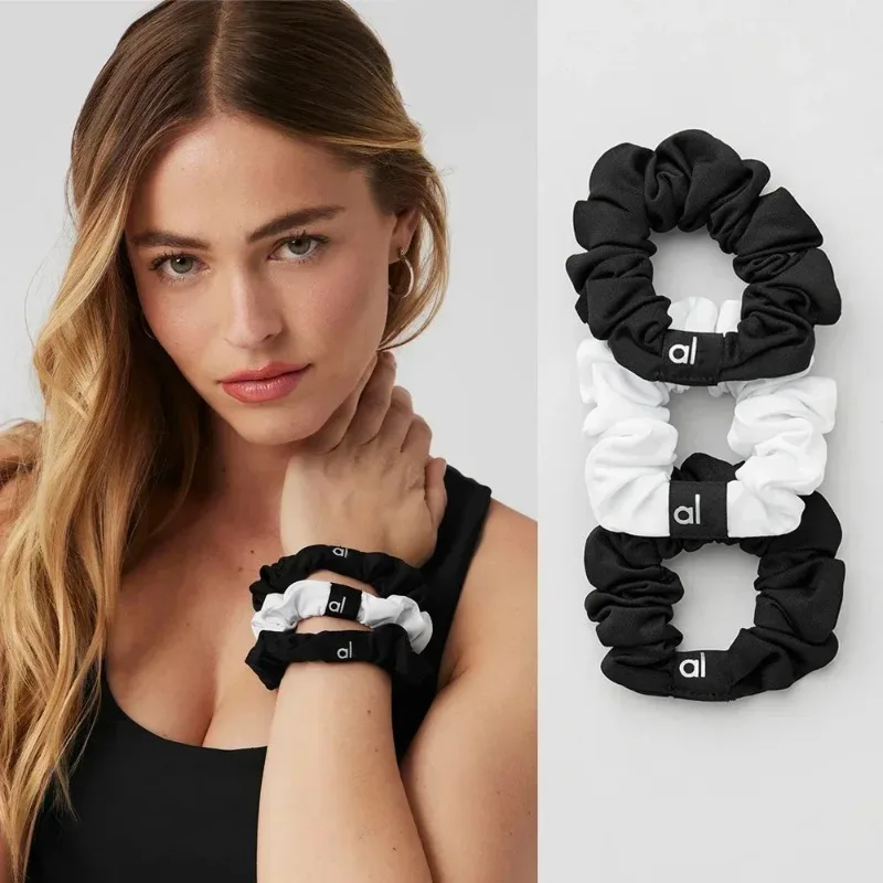 Simple women fashion head rope ball hair rope Yoga headband ponytail scrunchie