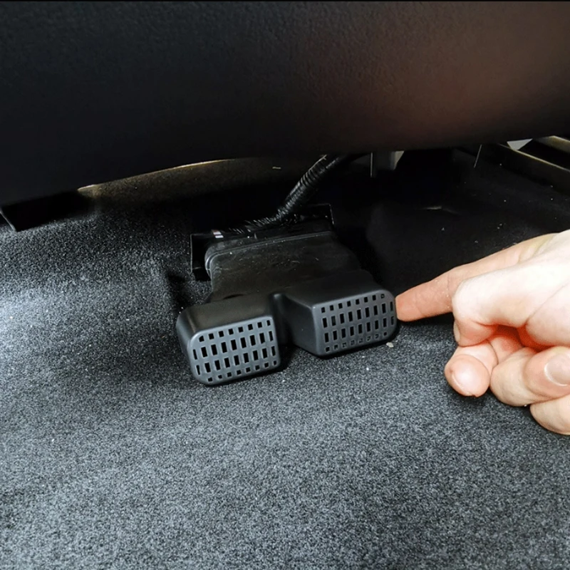 For Ford Territory ABS Car Seat Air Outlet Vent Protective Cover Under-Seat Vent Grille Exhaust Blockage Prevention Caps