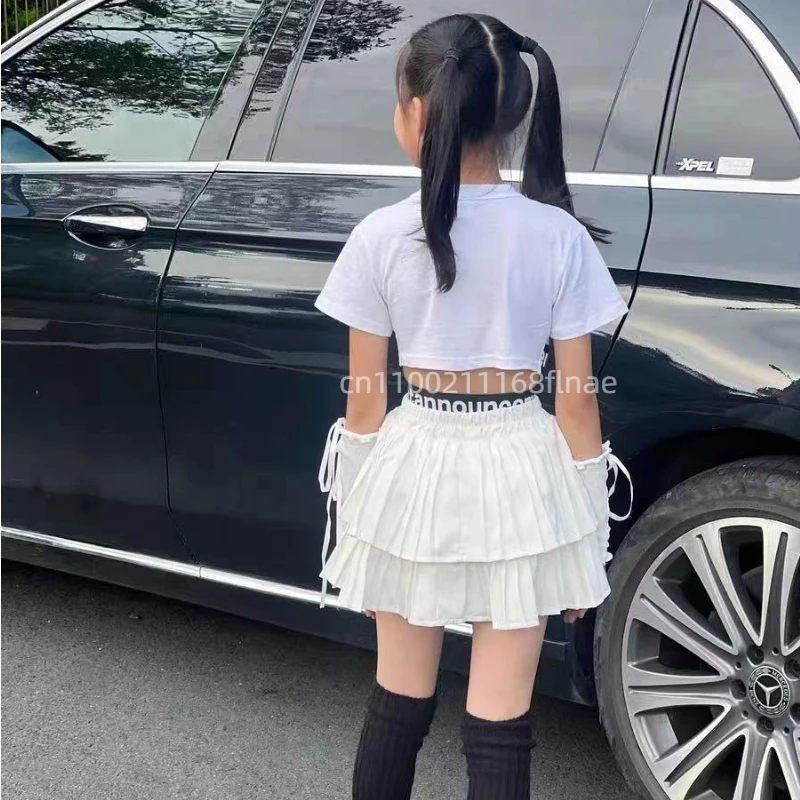 子供用ストリートダンス、ジャズダンス衣装、子供用ヒップホップセット、ガールズグループモデル、Tステージファッションショー衣装