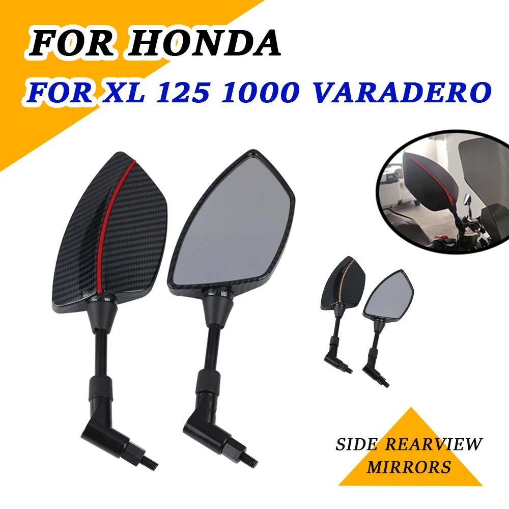 

Motorcycle Accessories Side Rear View Mirror Rearview Mirrors For Honda Varadero XL 1000 Varadero 125 ABS XL1000V XL125V XL1000