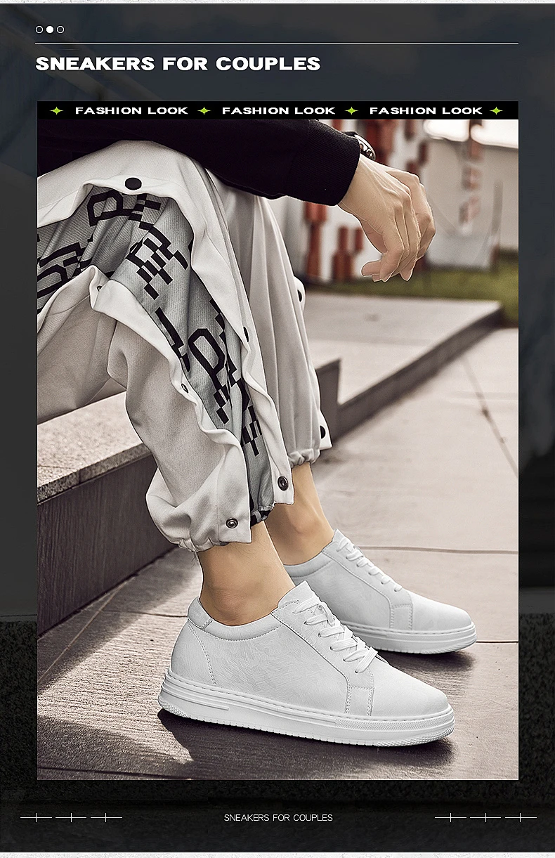 Breathable Outdoor Elevator Sneakers Men Shoes PU Leather Height Increasing Casual Shoes Walking Footwear Men Lift Sports Shoes