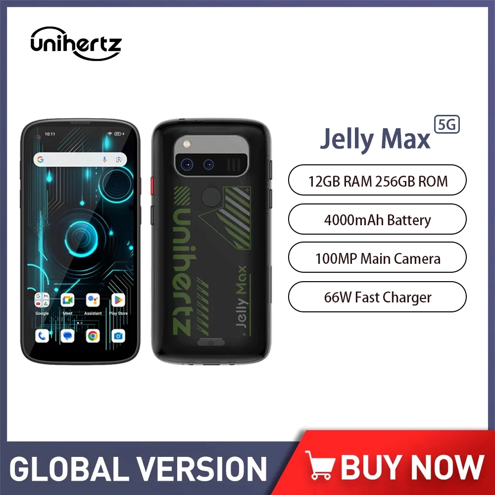 Unihertz Jelly Max 5G Mini Smartphone 5.05