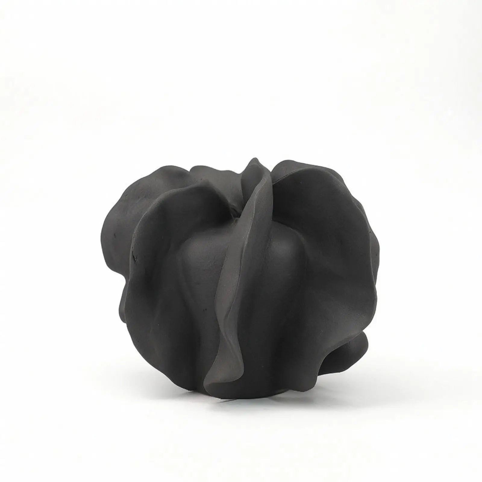 resin Vase with petal shape Minimalist Sculptural Vase Decorative Sculptural