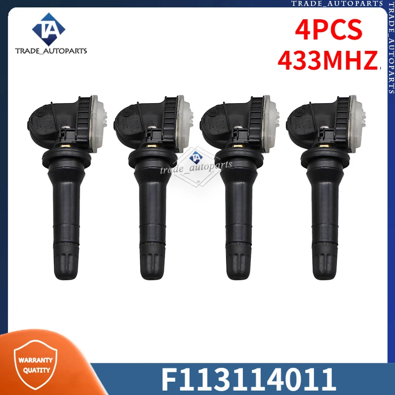 Set Of 4 Tire Pressure Monitor System Sensor F113114011 For JETOUR TPMS TYRE SENSORS 433MHZ