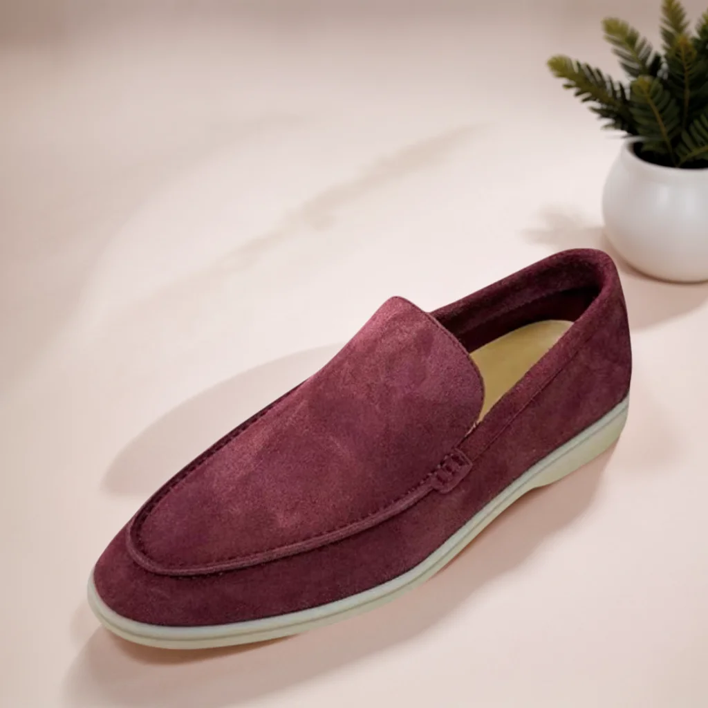 

Женские лоферы на платформе, удобные массивные туфли без застежек для повседневного образа, элегантные женские лоферы без шнуровки, туфли на плоской подошве A20001