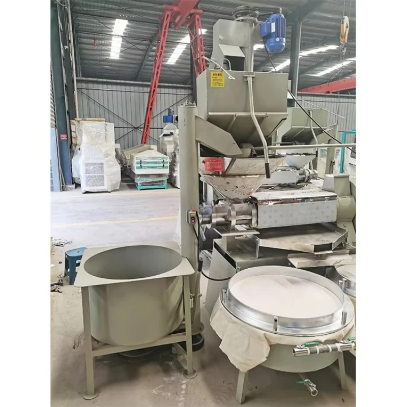 Customized Screw Oil Press Machine Integrated Filtration Oil Extractor For Soybean Peanut Sunflower Seed Oil Production Line