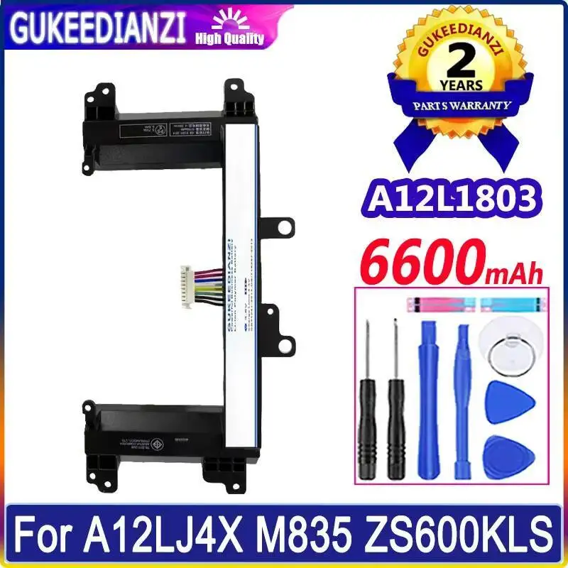 

Подходит для A12LJ4X M835 ZS600KLS 0B110-00560000 1ICR19 66-2 A12L1803 аккумулятор для ноутбука 6600 мАч надежный источник питания