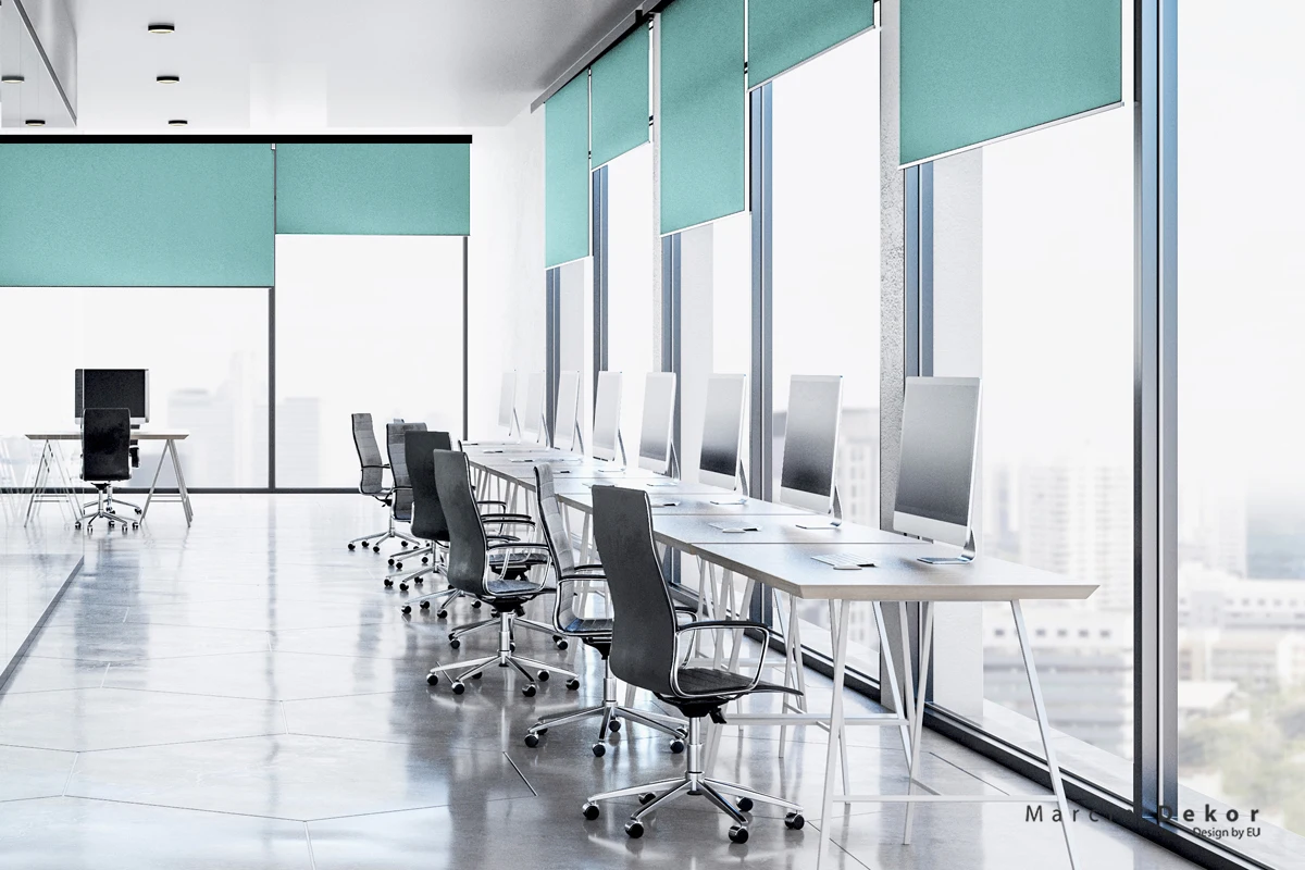 ZSHINE Tirai Jendela Bermotor Blackout Roller Blinds Lebar Dapat Disesuaikan Kontrol Jarak Jauh Nirkabel Roller Shades Jendela