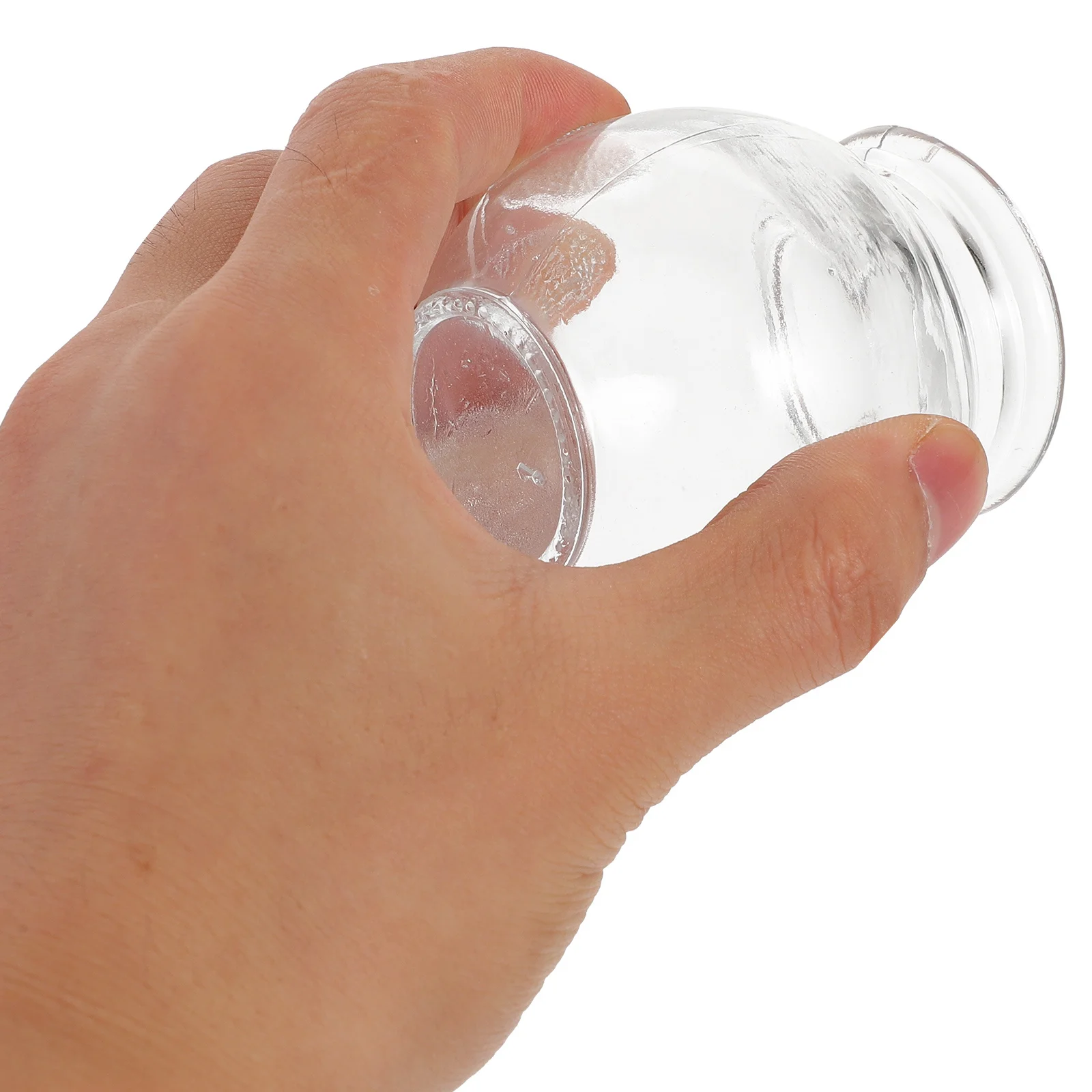 Frascos de ventosas de vidrio grueso, tazas anticelulíticas, herramienta de terapia al vacío, seguro, duradero, fácil de usar, suministros de masaje corporal, 8 Uds.