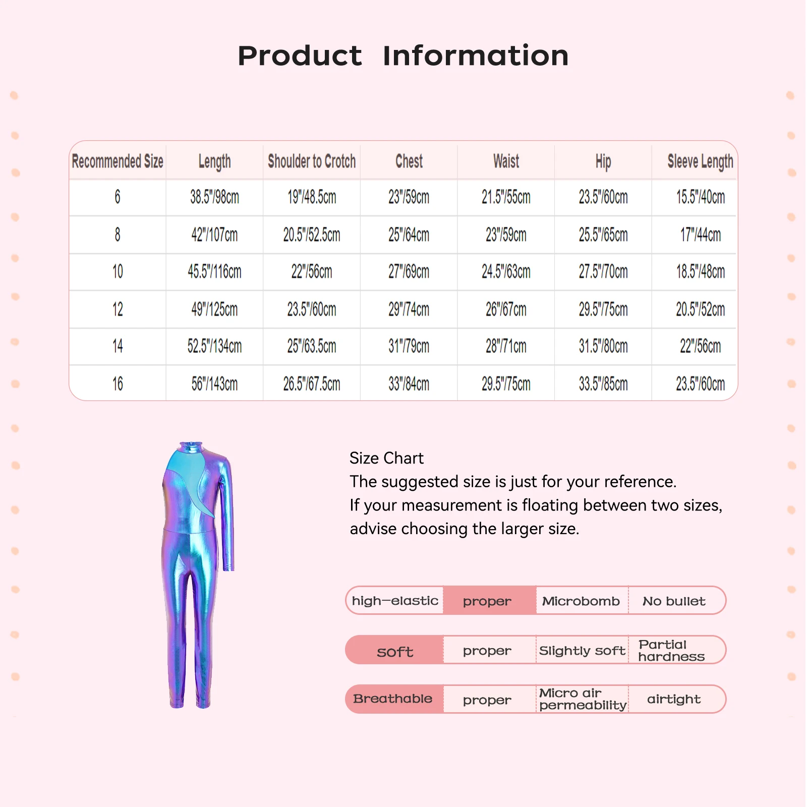 Meninas brilhante metálico mock neck unitard malha retalhos zíper volta uma peça ballet dança bodysuit traje crianças bailarina classe