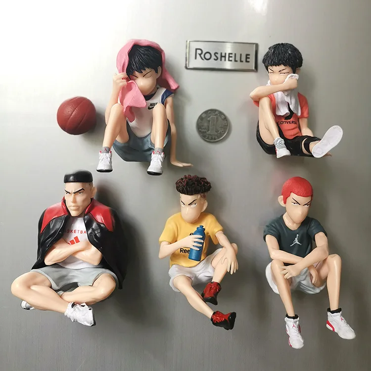 

Магниты на холодильник Slam Dunk, японские трехмерные мультяшные креативные наклейки на холодильник, украшения дома, наклейки LD430