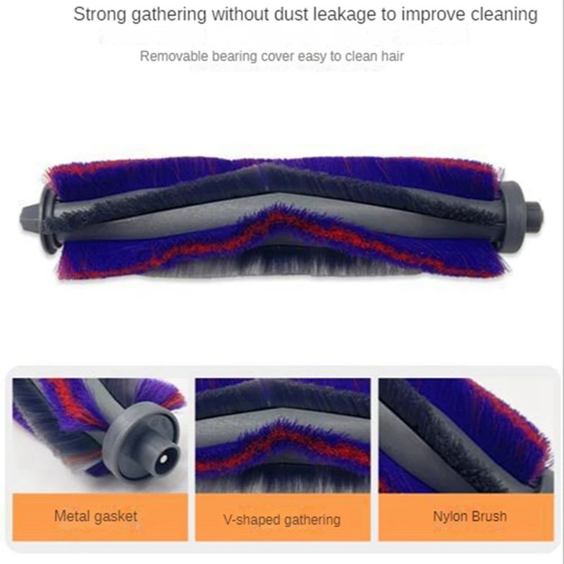 Repuesto de cepillo principal para Robot aspirador Midea S8, S8 +, M71cni10, M7PRO, K50, I50PROK70, S9, S9