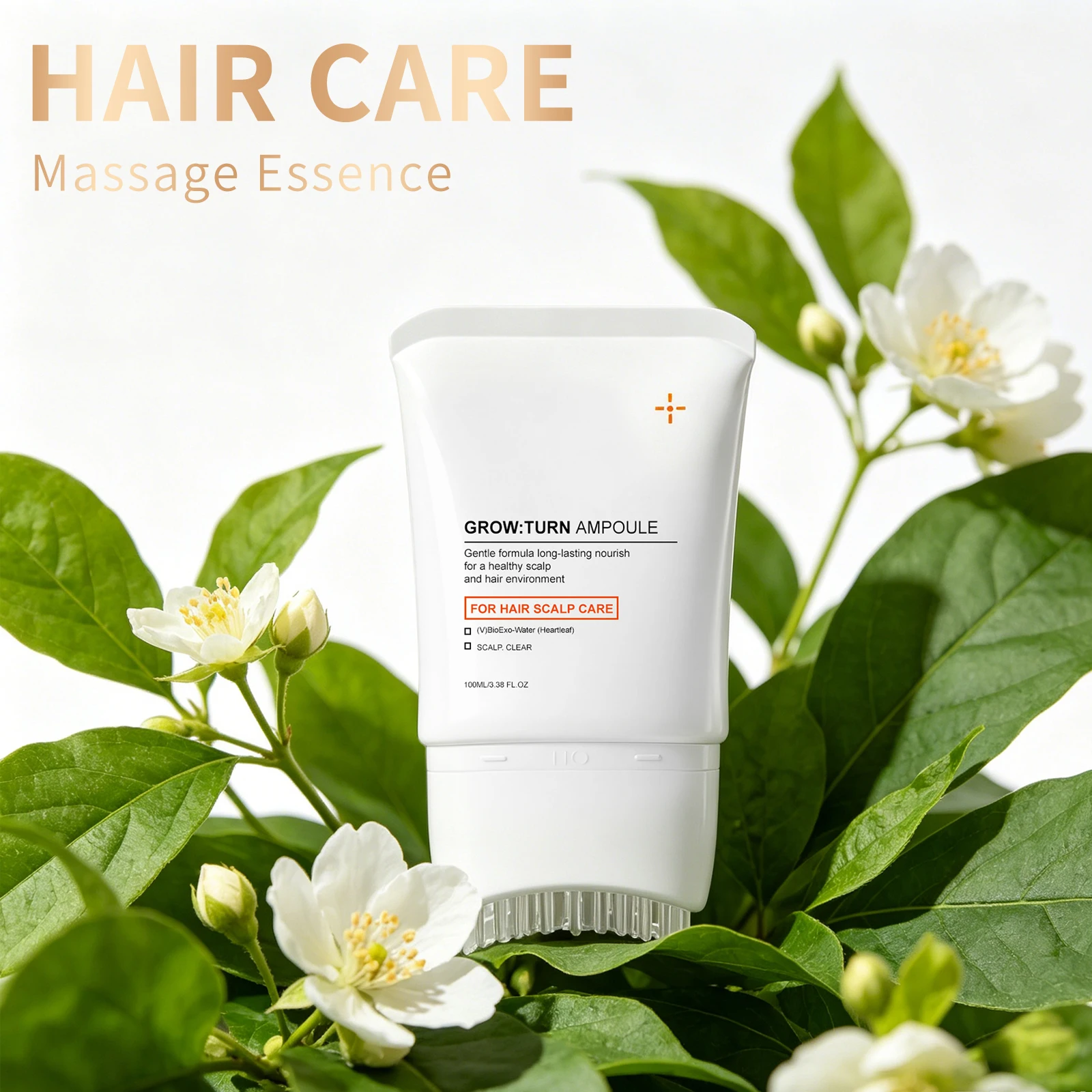 Hair Growth Serum With Massage Brush Promoting Regeneration Keep Hair Roots Healthy Repairing Dryness Hair Care Essential Oils