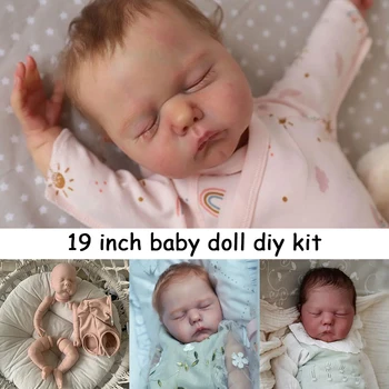 19 inch reborn doll kit Willa fresh color soft touch unfinished reborn supply doll parts