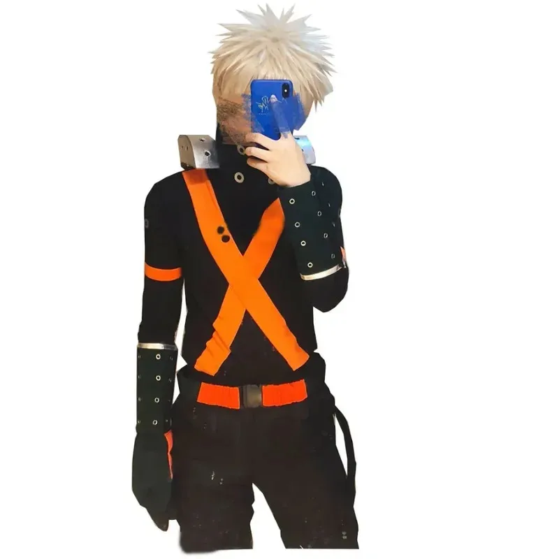 

lili 123Anime Katsuki Bakugou Outfit Full Suit Halloween Carnival Cosplay Costume
