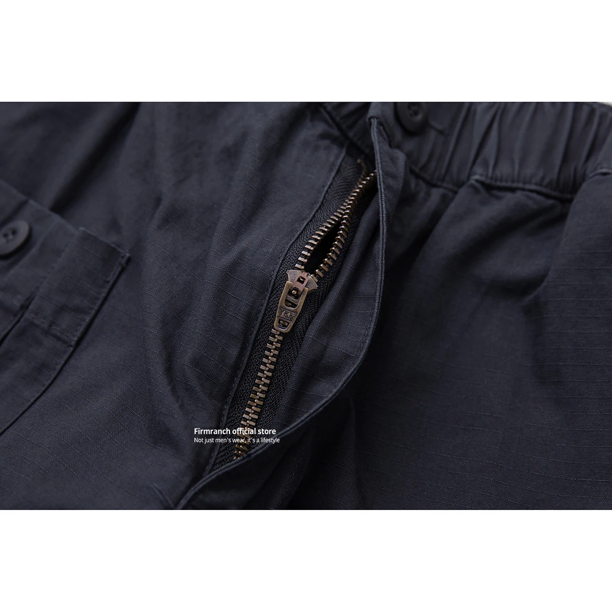 Firmranch japoneses nuevos Retro sueltos de pierna recta pantalones casuales hombres mujeres 2025 Primavera Verano algodón cintura elástica pantalones Cargo