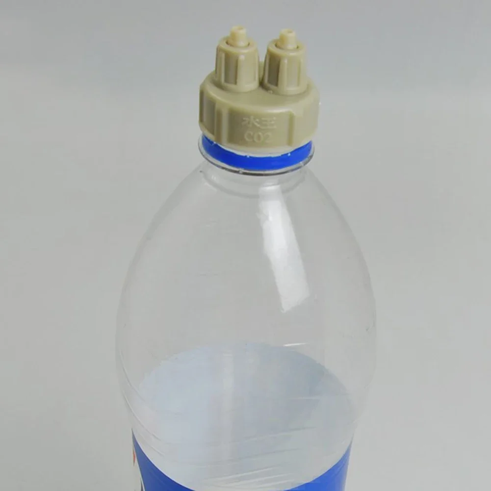 이산화탄소 발생기 디퓨저 병 뚜껑 수족관 어항 생식물 DIY 공기 디퓨저 발생기, 이산화탄소 반응기 액세서리