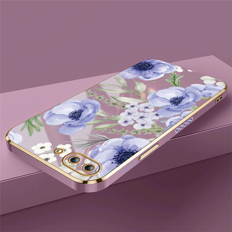 حافظة هاتف من السيليكون الناعم المقاوم للصدمات لهاتف انفينيكس زيرو 30 5G 2023 X Pro Neo GT 20 10 Pro غطاء حماية بنمط الزهور