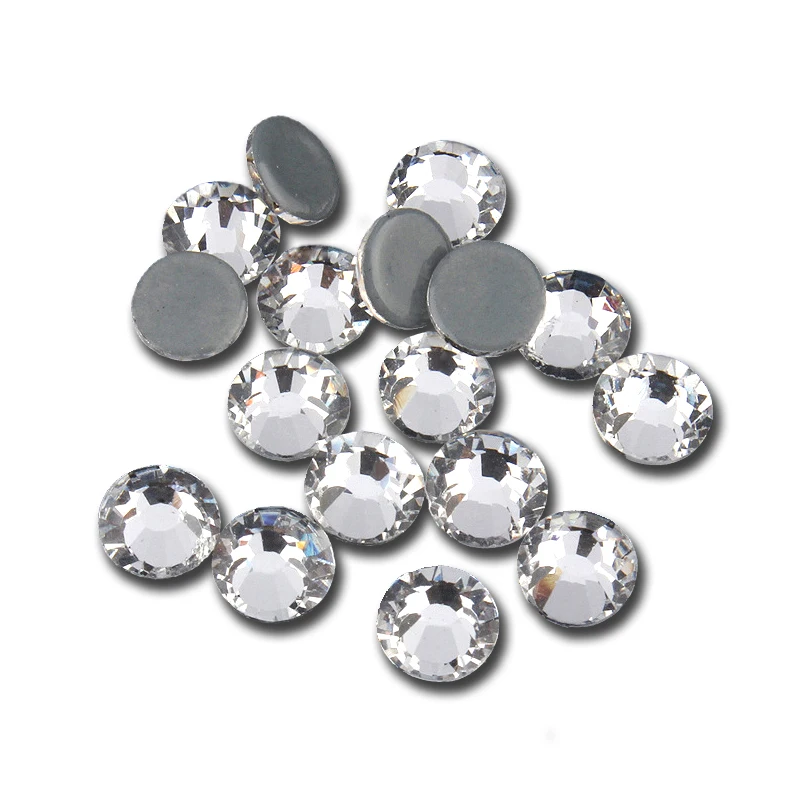 Bild 3: AAAAA Klarer Kristall AB Hot Fix Strass Glas Strass Hotfix Eisen auf Strasssteine für Stoffkleidung SS16 SS20 SS30