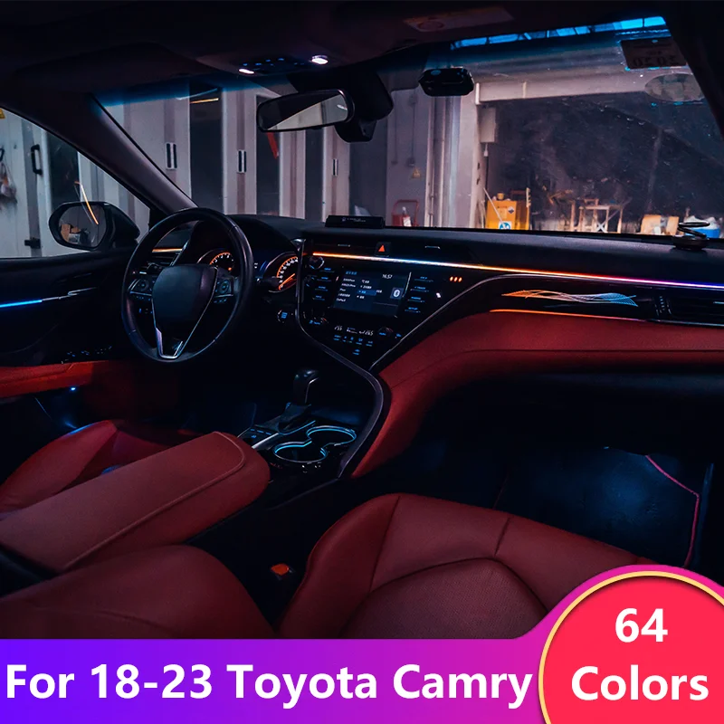 Ezontronics Ambient Light LED For Toyota Camry 2018-2023 Atmosphere environtal Molded Trim ambilight Lighting Dynamic Magic