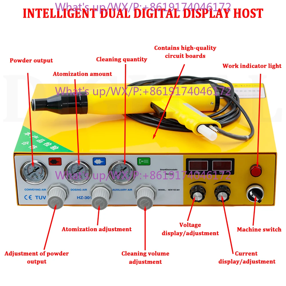 Spraying equipment, portable coatings, painting, digital electrostatic /experimental spraying machine