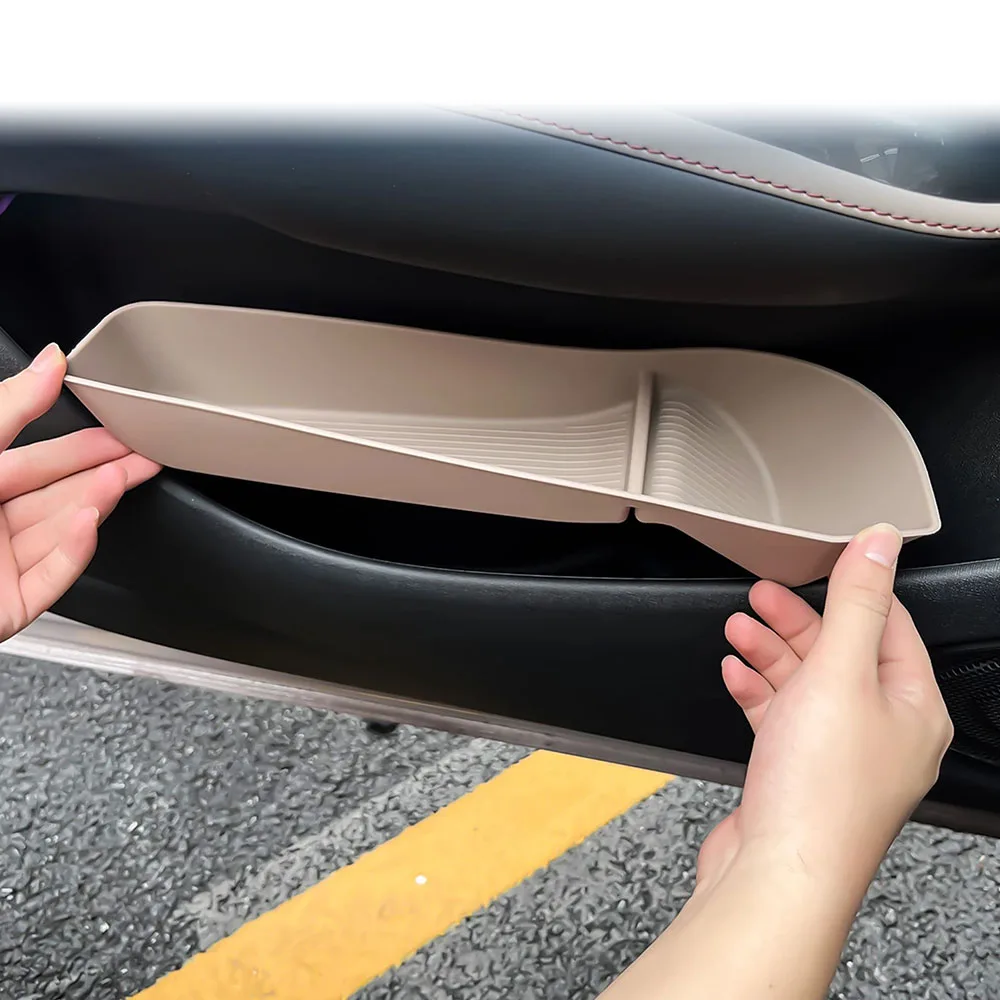 

4 Pcs Car Door Compartment Storage Box For BYD Dolphin Smart Driving Edition 2025 Car Accessories Silicone Protective Pad