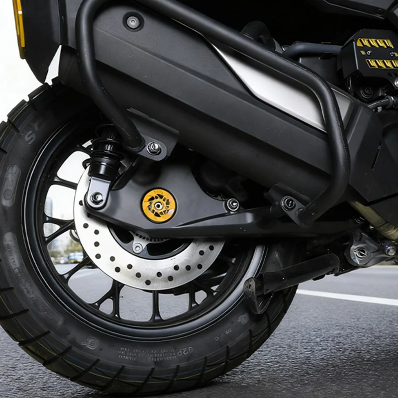 Moto Accessories Modified Rear Axle Decorative Ring Rear Axle Metal Cover Rotating Cover For Honda ADV350 Forza350/250 Nss350