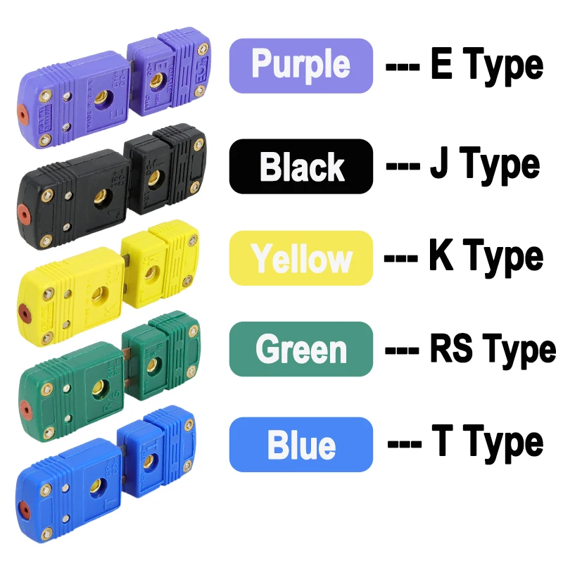 Thermocouple Connector SMPW-K/J/T/E/RS-M/F MPJ-K/J/T/E/RS-F High Temperature Resistant Compensation Wire Plug Socket Panel view 2