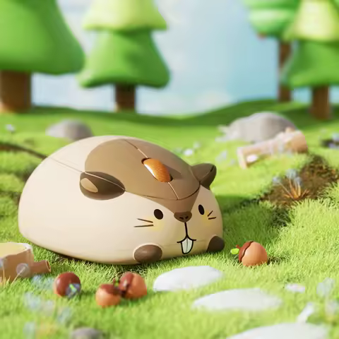 Akko Cat Theme Mouse 2.4g/Bluetooth Wireless Ergonomic 3200 DPI Kawaii Mice Kid Cute Gifts For Gaming Office PC Laptop