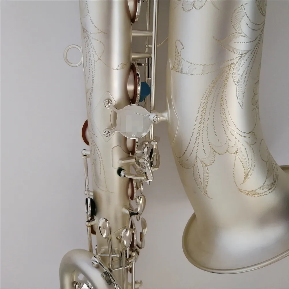 Pinsel versilbert mit niedrigem A #   Key Professionelles Baritonsaxophon