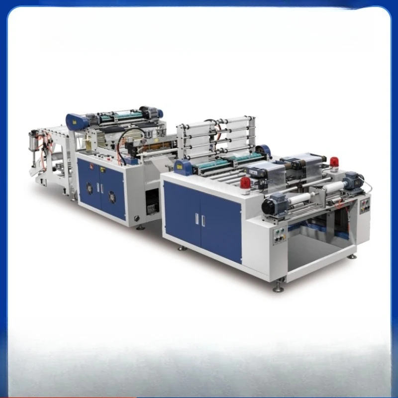 Automatic high-speed continuous roll point break weighing bag making machine supermarket shopping bag garbage bag flat pocket