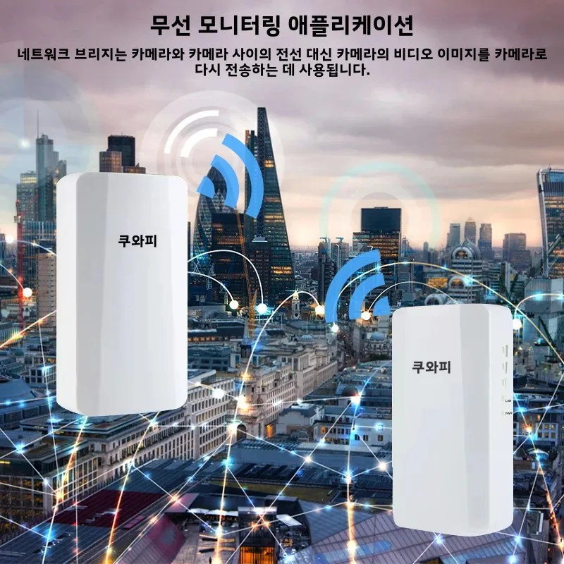 KuWFi Wifi Repeater 2.4G 300Mbps Outdoor AP Long Range Extender Smart Manage Router CPE Wireless Bridge Point to Point 1KM