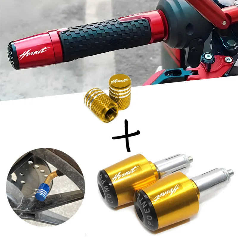 CNC Motorcycle Handlebar Grips Handle Bar Cap End Plugs Fit For Hornet 600 919 900 CB600F CB599 CB400 CB400SF 2016-2020 2021