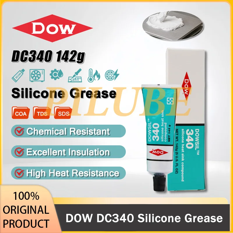 DOW CorNING DC340 142g سيليكون بالوعة الحرارة مجمع الشحوم الحرارية موصلة لتبريد ترانزستور الطاقة المكونات الإلكترونية #1