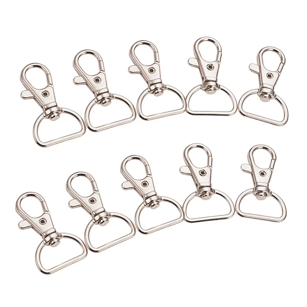 

Alloy Dog Buckle Swivel Snap Hooks 360° For Key Chains Dog Leashes Hanging Crafts Diy Tag Clips Jewelry Making Connector