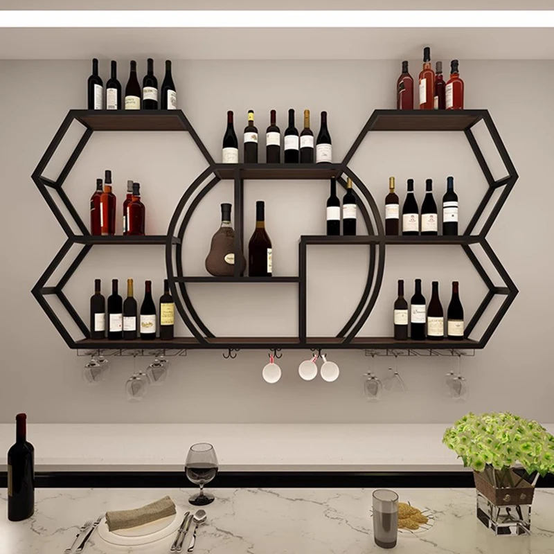 Vinera Liquor Wine Cabinets Showcase Home Bar Shelf Wall Mounted Alcohol Cabinets Cocktail Space Saver Angolo Bar Bar Furniture