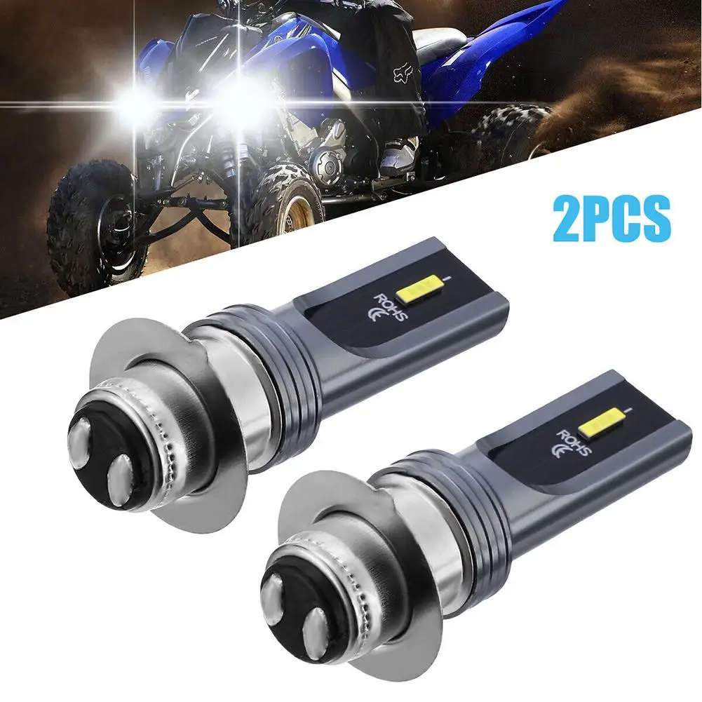 

2pcs H6 Headlight Bulb White Headlamp Replacement Parts Compatible For Yfz450 Yfz 450 Yfz450r Led 2004-2019 2020 2021