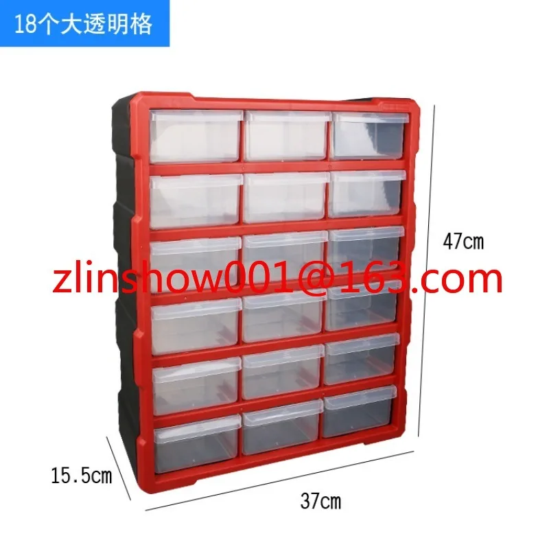 Plastic Tools Box Screw Elements Parts Storage Box Drawer Combined 60 Grid