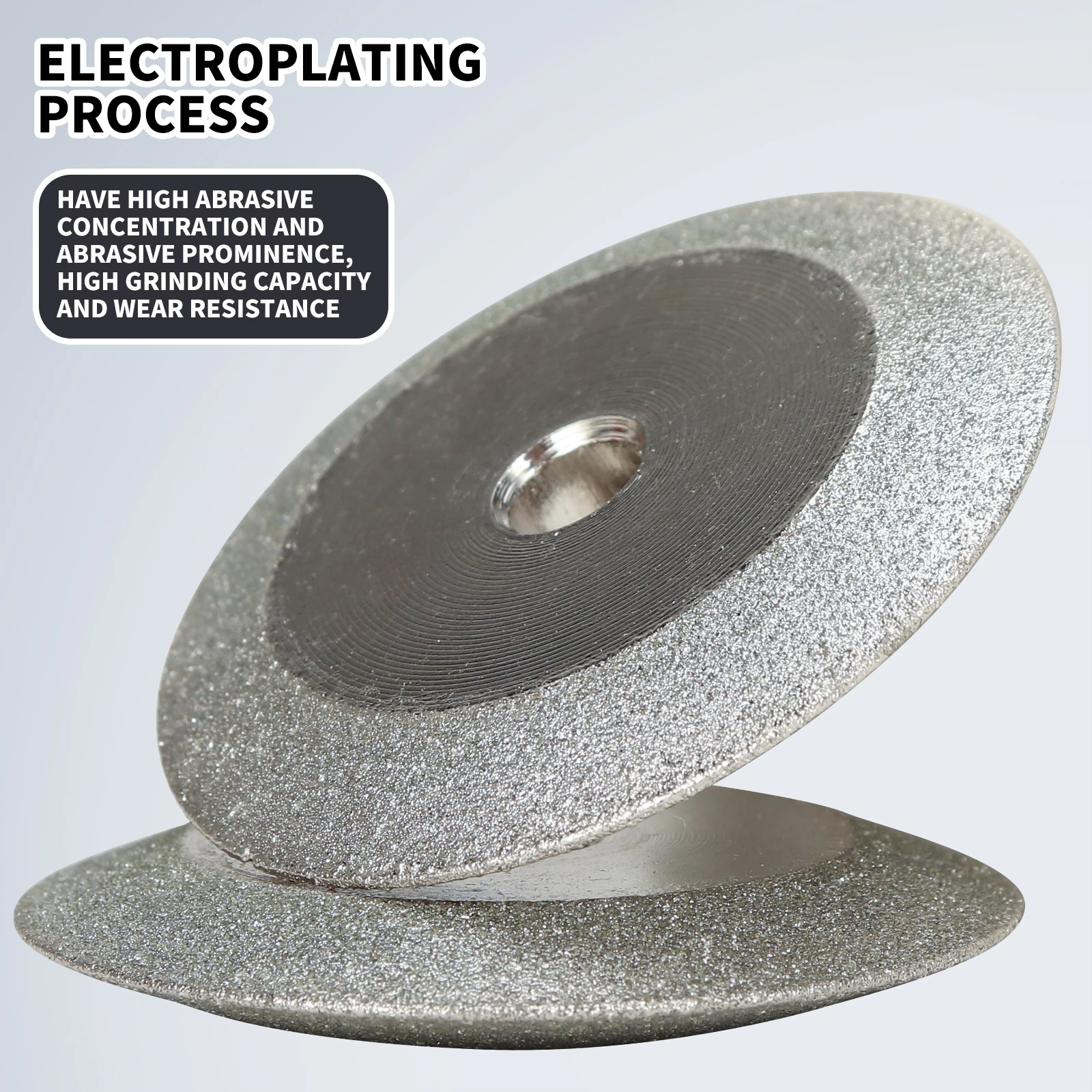 Mini disco per lucidatura con mola diamantata da 45 mm per smerigliatrice per trapano, smerigliatrice per metallo, tungsteno, filo di stungsteno, per molatura/mandrino di montaggio