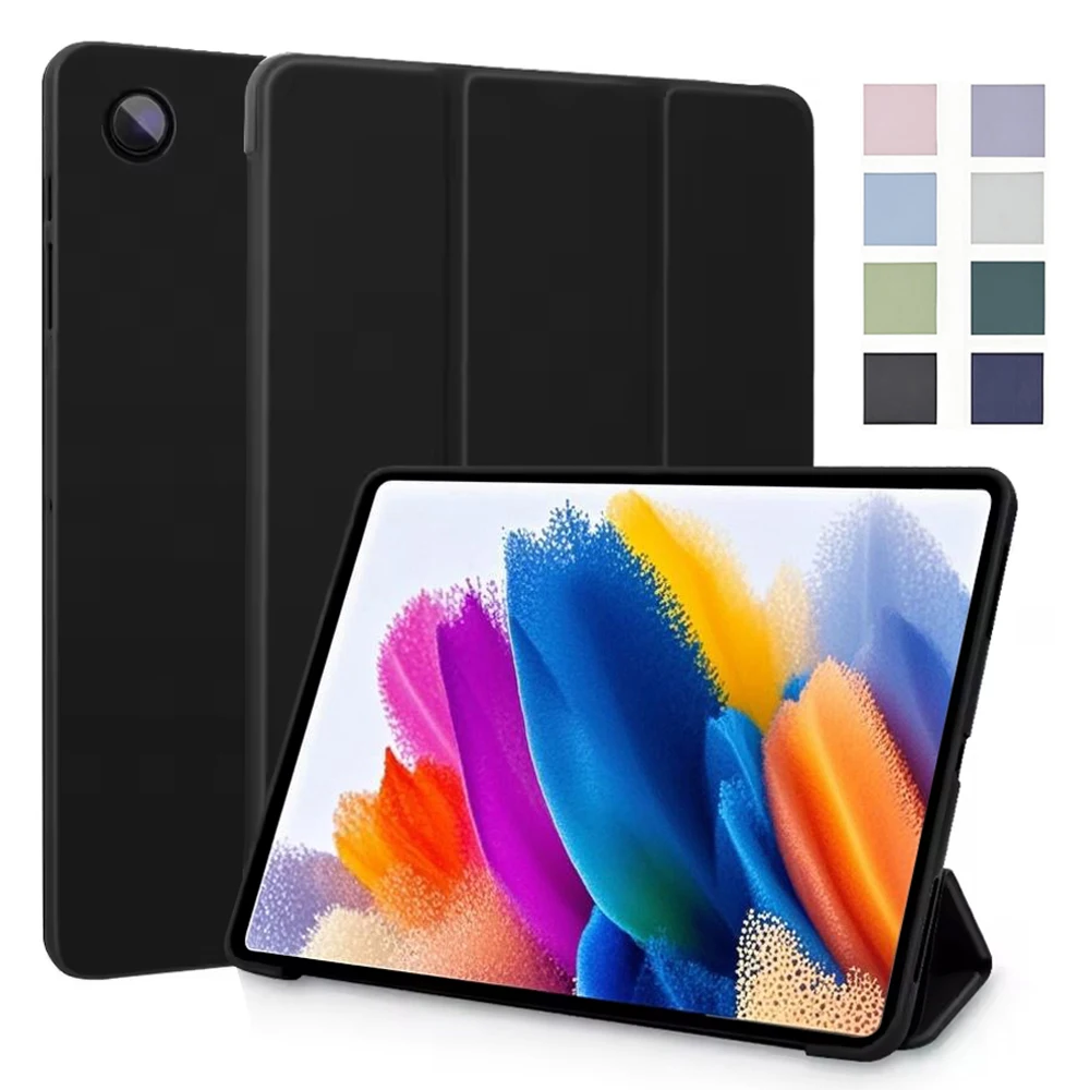 

For Samsung Galaxy Tab A8 10.5 2021 SM-X200 SM-X205 SM-X207 X200 X205 X207 Soft Silicone Case Magnetic Flip Smart Cover