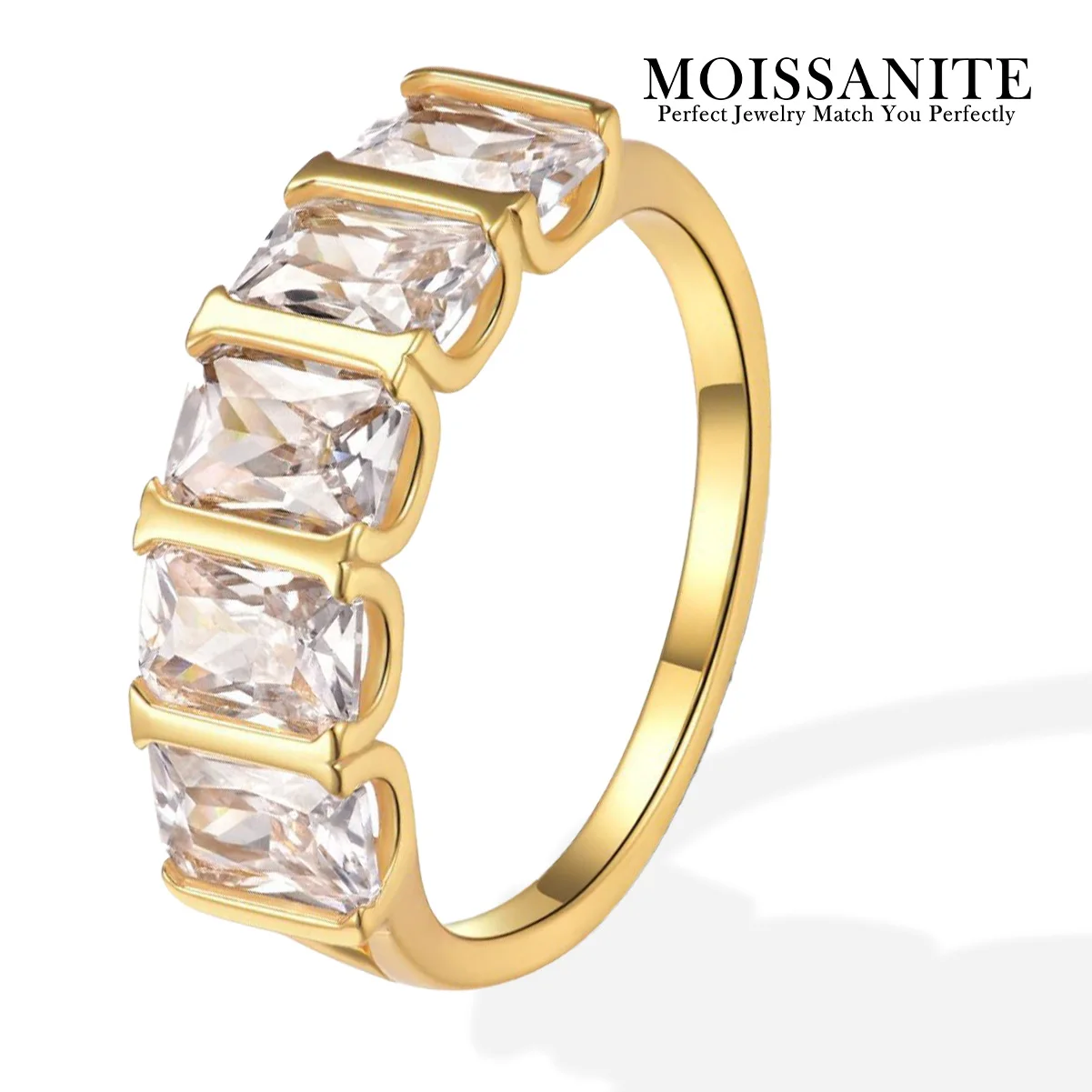 

Кольцо ctw Radiant Cut с муассанитом, 4x6 мм, цвет D, VVS1, 3EX, стерлинговое серебро 925 пробы, ряд, ювелирные изделия, поставляется с сертификатом GRA