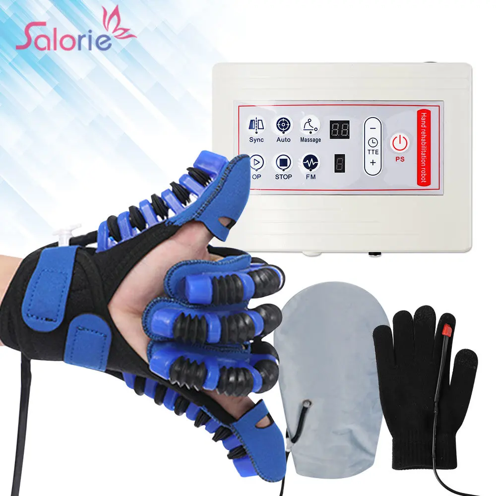 Left Right Stroke Rehabilitation Robot Gloves Hemiplegia Cerebral Infarction Training Finger Exercise Hand Function Recover Tool