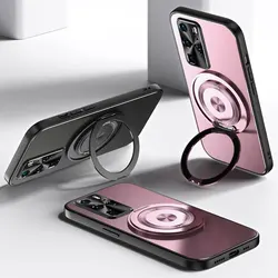 Thin Magnetic Ring Case For Huawei P40 P40pro P50 P50pro P60 Pura70 70pro Mate40 50 60 Nova10 11 12 New Rotating Bracket Cover