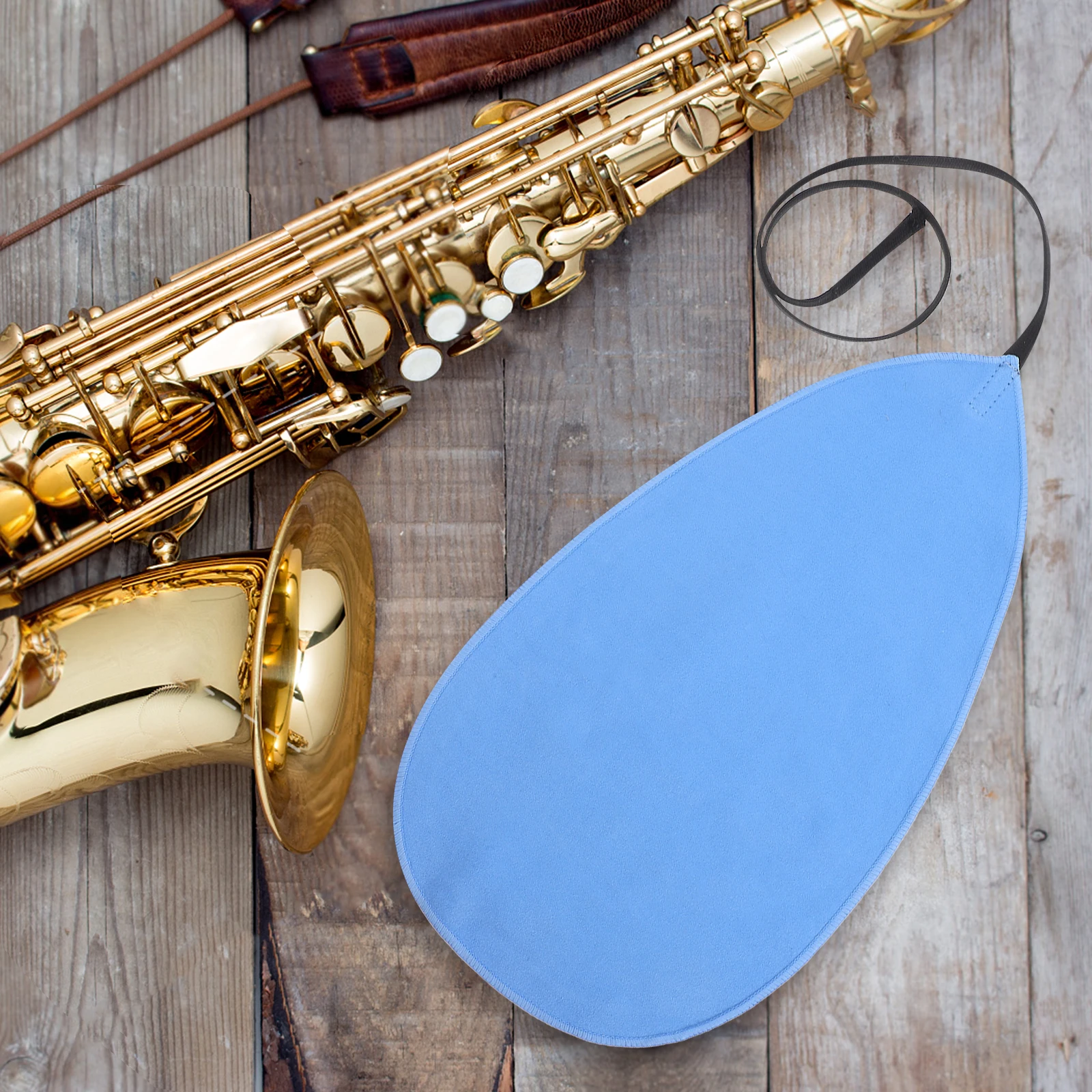 4 قطعة تنظيف الملابس للساكسفون الناي الكلارينيت أداة الأزرق ماصة مسحة أنبوب صيانة هاردويرينغ ستوكات الغبار #4