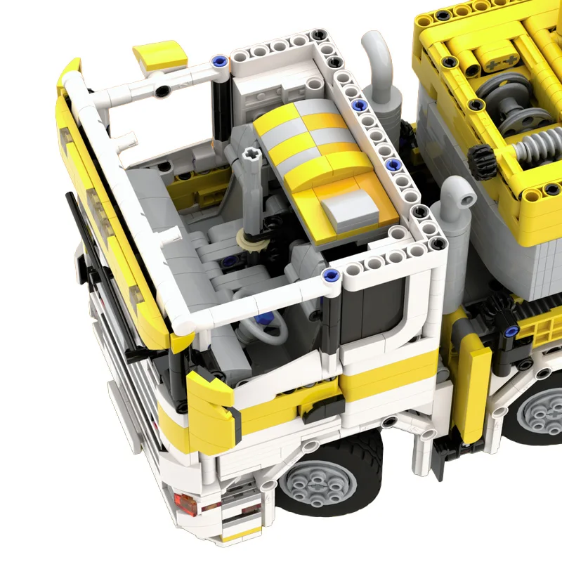 3517 elementów transportowy ciężarówka z dźwigiem MOC, konfigurowalny modułowy zestaw klocków, kreatywny projekt, klocki DIY, zabawka dla chłopców, prezent na festiwal