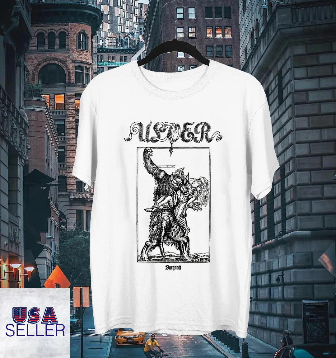 Ulver Vargnatt Short Sleeve White T Shirt Full Size S-5XL BE2814