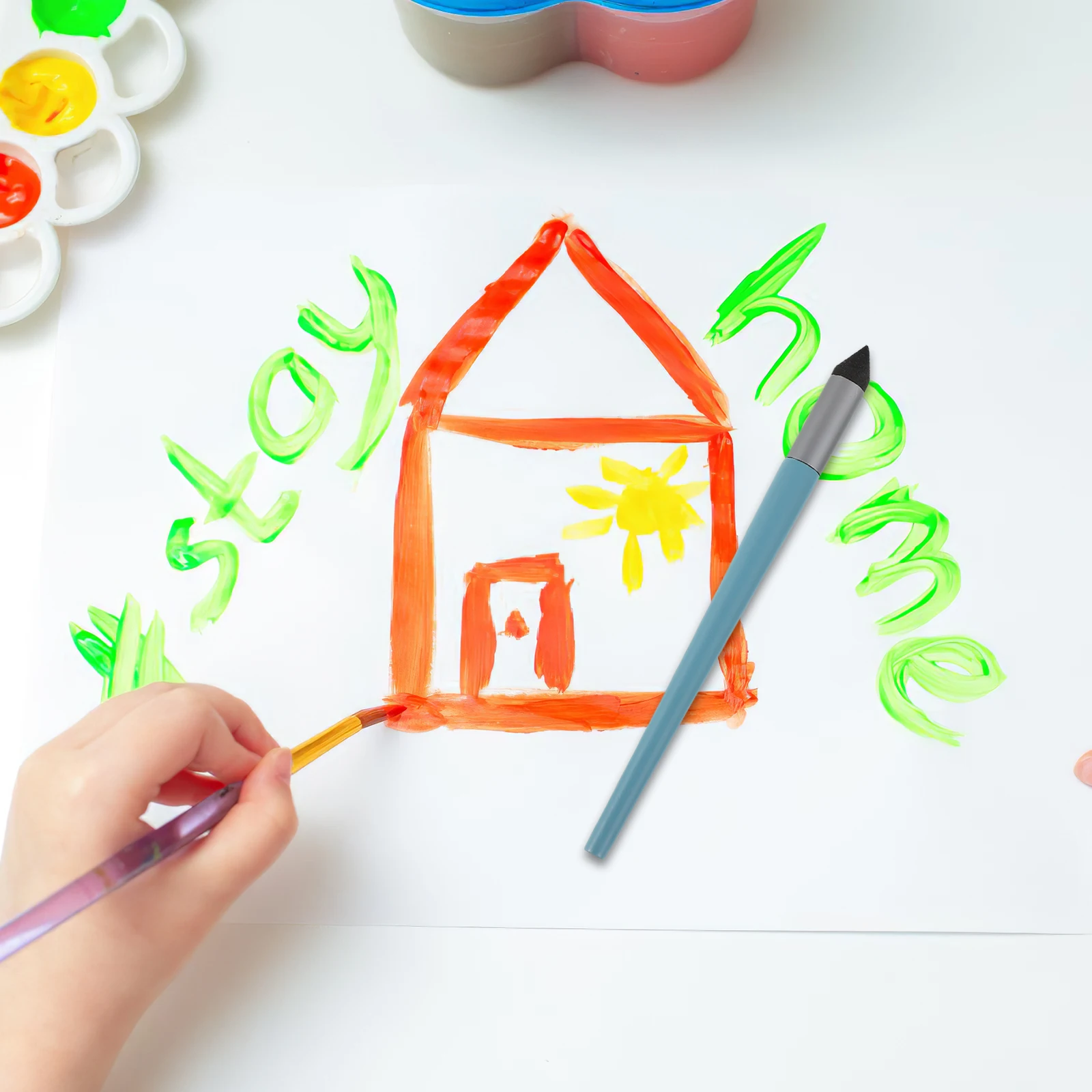 

6Pcs Blending Sponge Pens for Oil Pastels Easy Color Mixing and Smudging Tool for Artists Art Education Drawing Painting