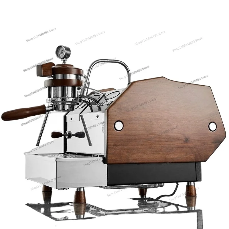 For GS3 Coffee Machine Modification Kit 13-piece Set Solid Wood Handle Brewing Head Switch Foot Pad Side Plate DIY Accessories