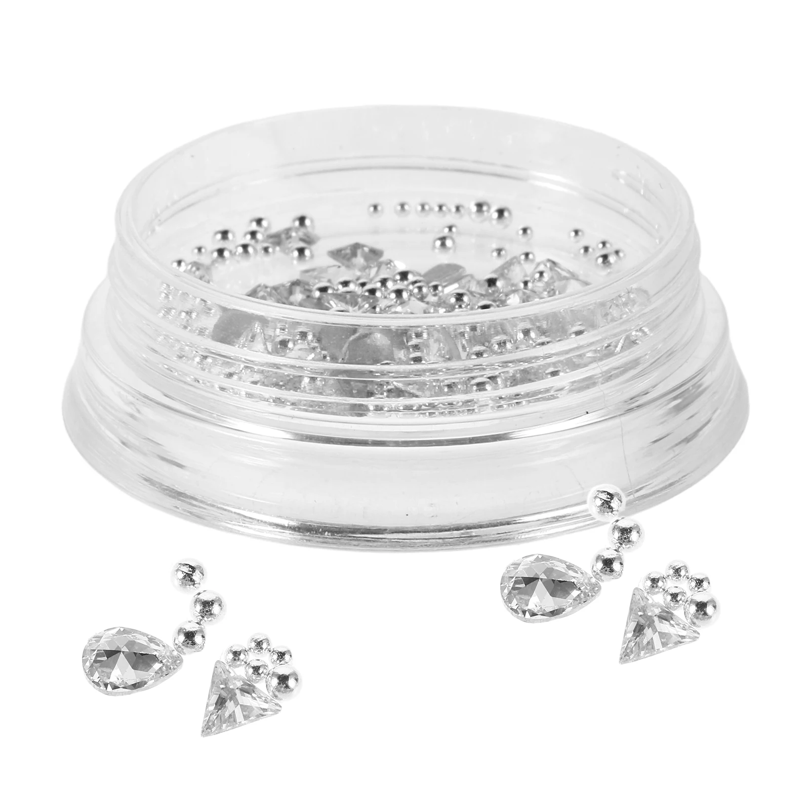 Nail Art mariposa circón Cubic Zirconia resina transparente dijes gemas transparentes decoraciones de diamantes de imitación para manicura manualidades Diy 3D