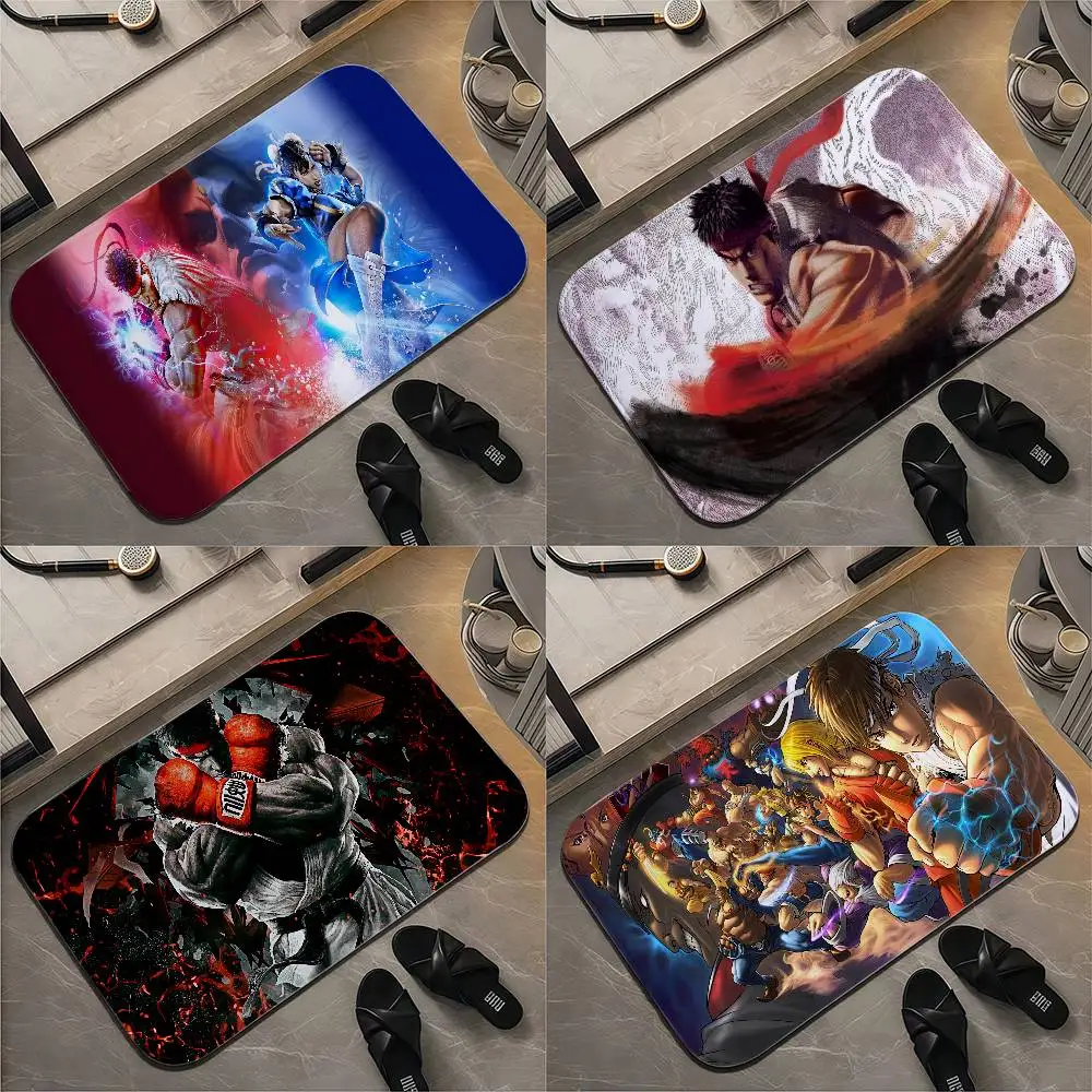

Street Fighter Floor Mat Printed Large Carpets Room And Bedroom Carpets Bathroom Anti Slip Door MATS Small Carpets